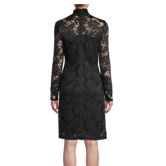 Elie Tahari Twist-Accented Lace Dress size 4 - Picture 2 of 11